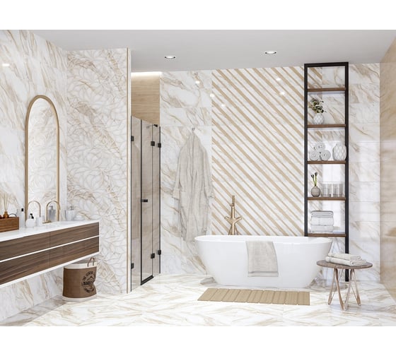 Напольная плитка Eletto Ceramica calacatta oro 42x42 см 507883001