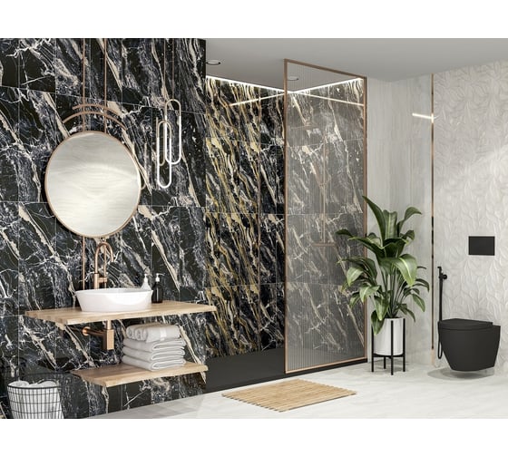 Панно Eletto Ceramica levanto luxe 48,4x70 см комплект из 2 плиток 588402001
