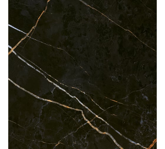 Напольная плитка Eletto Ceramica black and gold 42x42 см 508113001