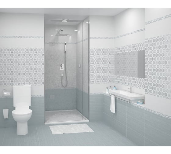 Бордюр Azori Ceramica riviera favo 50,5x3.5 см 1 шт. 586381002