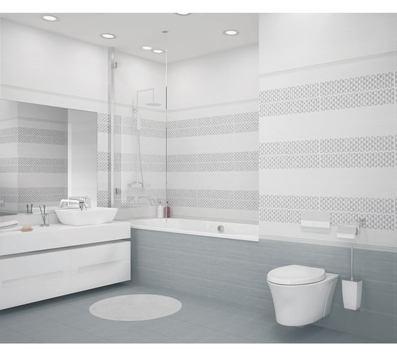 Бордюр Azori Ceramica riviera dew 50,5x3.5 см 1 шт. 586381001