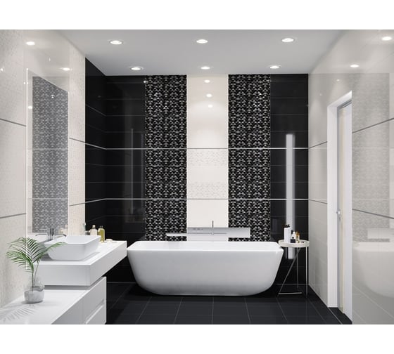 Бордюр Azori Ceramica stainless steel silver 1,2x50,5 см 1 шт. 837441008