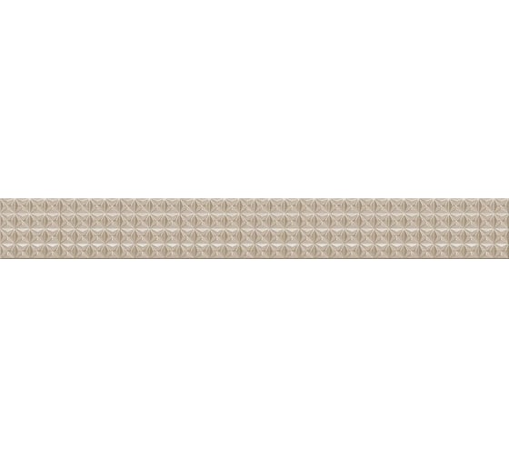 Бордюр Azori Ceramica pandora latte geometry 63x7,5 см 1 шт. 585741002