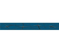 Бордюр Azori Ceramica vela indigo stella 50,5x6,2 см 1 шт. 587081002