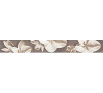 Бордюр Azori Ceramica amati plumeria alba 50,5x6,2 см 1 шт. 584191003