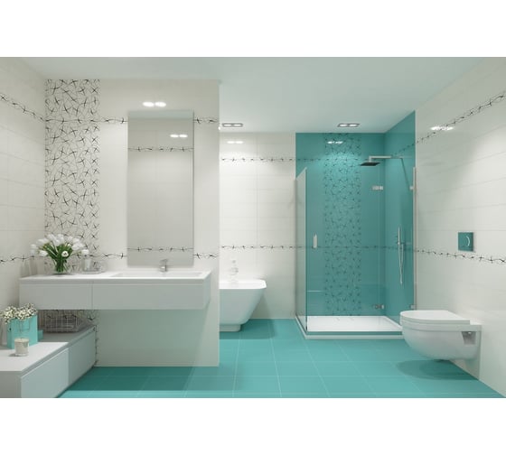 Бордюр Azori Ceramica vela tiffani stella 50,5x6,2 см 1 шт. 587101002