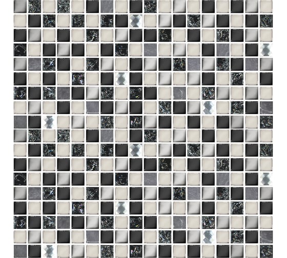 Мозаика Azori Ceramica vela nero, 30x30 см, 1 шт. 587423003