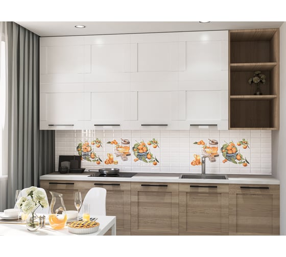 Панно Azori Ceramica vogue citrus 2, 40.5x40.2 см, 2 шт. 583012024