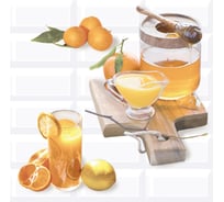 Панно Azori Ceramica vogue citrus 1, 40.5x40.2 см, 2 шт. 583012023