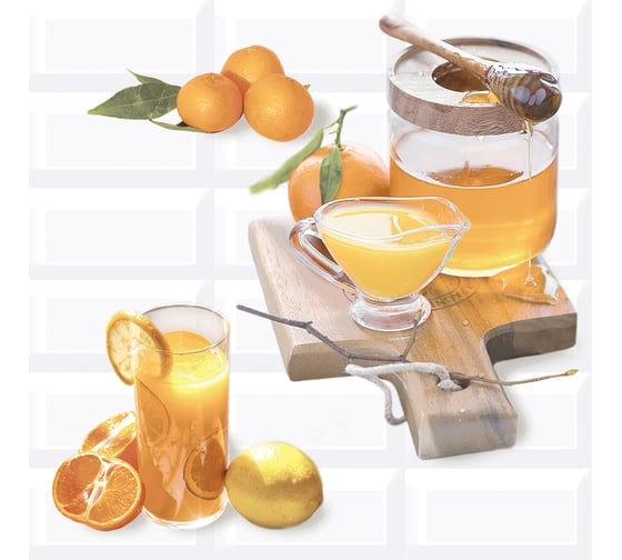 Панно Azori Ceramica vogue citrus 1, 40.5x40.2 см, 2 шт. 583012023
