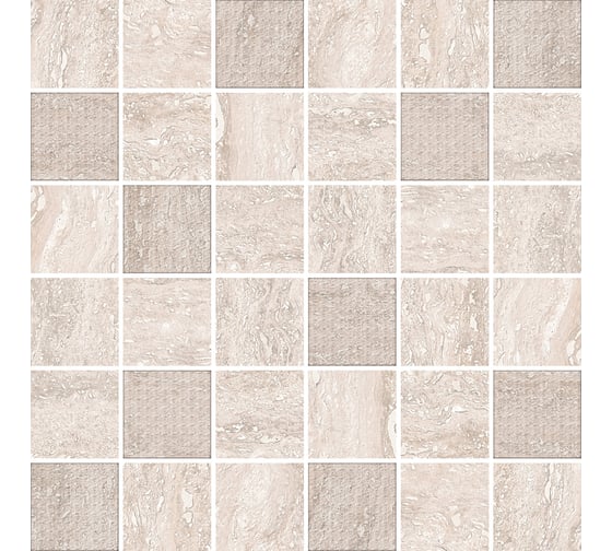 Мозаика Azori Ceramica ascoli grey mosaic, 30x30 см, 1 шт. 587433002