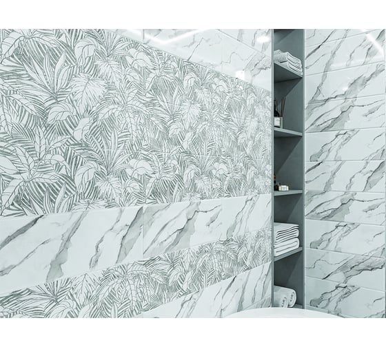 Панно Azori Ceramica polar, 50.5x40.2 см, комплект из 2 плиток 00-00000701