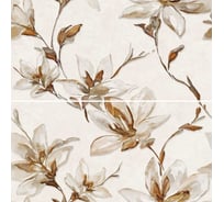 Панно Azori Ceramica palladio ivory, 63x63 см, комплект из 2 плиток 00-00000616