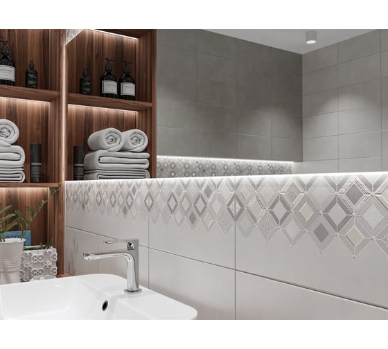 Плитка Azori Ceramica starck tessera 2, 20.1x40.5 см 509661101