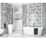 Панно Azori Ceramica opale grey flower, 63x63 см, комплект из 2 плиток 588912003 2