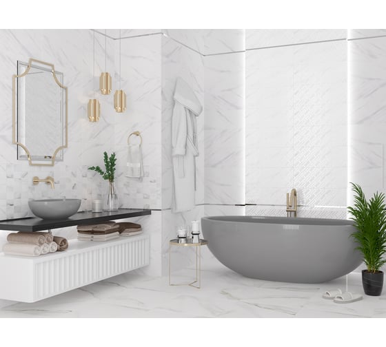 Плитка Azori Ceramica alpi geometria, 20.1x50.5 см 508811101