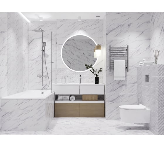 Плитка Azori Ceramica alpi geometria, 20.1x50.5 см 508811101