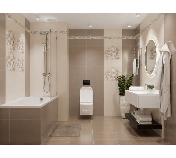 Плитка Azori Ceramica amati ambra, 20.1x50.5 см 504111101