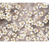 Панно Azori Ceramica 50.5x40.2 см, amati sakura, комплект из 2 плиток 584192002