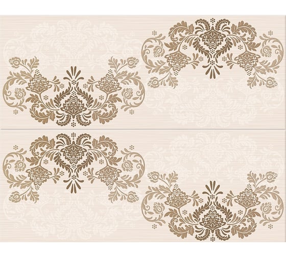 Панно Azori Ceramica amati modern, 50.5x40.2 см, комплект из 2 плиток 584192001