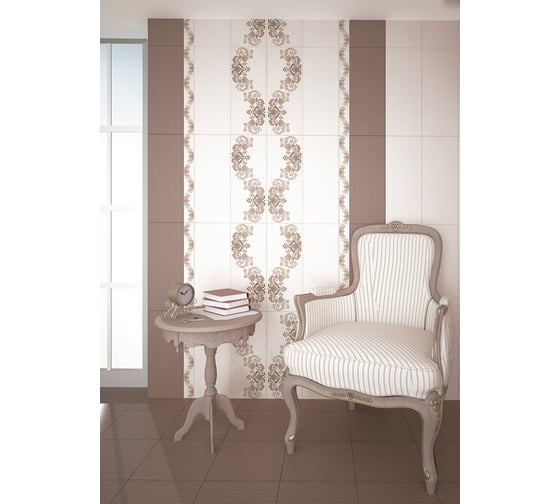 Панно Azori Ceramica amati modern, 50.5x40.2 см, комплект из 2 плиток 584192001