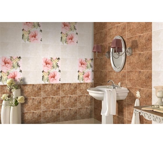 Декор Belleza Гардения 04-01-1-09-03-11-654-0 бежевый СК000010784