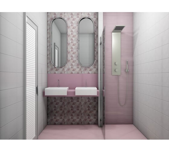 Настенная плитка Belleza Блум 00-00-5-08-01-41-2340 розовый, 1.2 кв.м, 15 шт. СК000034226