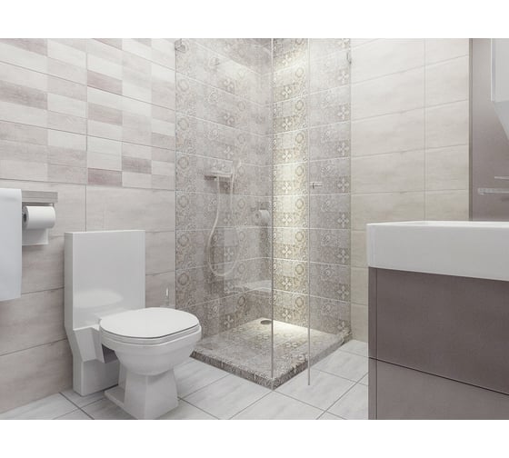 Настенная плитка Belleza Альби 00-00-5-10-30-11-1103 бежевый, 1 кв.м, 8 шт. СК000021056