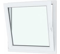 Окно ПВХ АМЕГА 900x900 мм, поворотно-откидное правое, однокамерный стеклопакет ПВХ_971