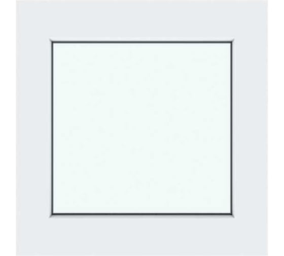 Окно ПВХ АМЕГА 600x600 мм, глухое ПВХ_1006