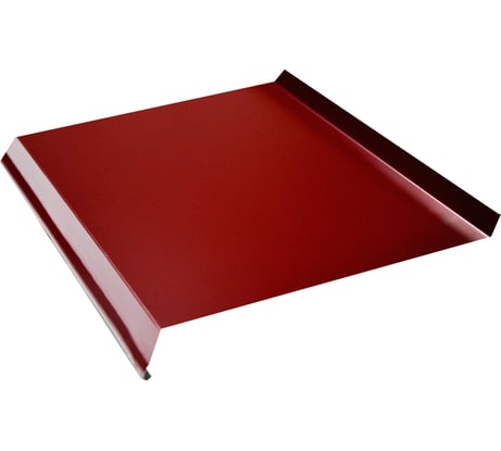Отлив ТАВРОС 0.4х200х2000 мм, полиэстер, глянец, RAL 3005 винно-красный 3000746