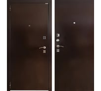 Входная дверь ООО ВДК ДМ Сотка Антик медь/ Антик медь, 960х2050 мм, правая ДМ32