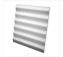 Стеновые 3д панели Artpole HILLS (гипсовые; белые; 600x600 мм; 1 шт.; 0.36 кв. м) M-0032