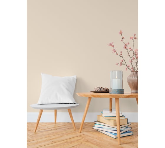 Краска для стен и обоев ATURI Design Velvet ванильный мусс, 0.07 кг T4-000120165
