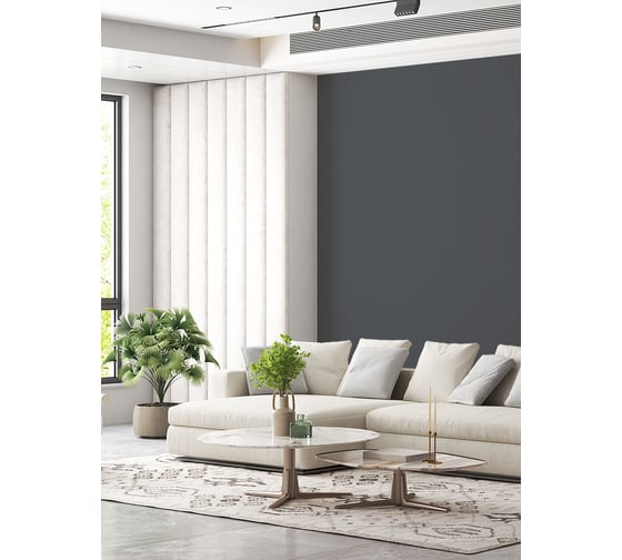 Краска для стен и обоев ATURI Design Velvet графит, 7 кг T4-000120088