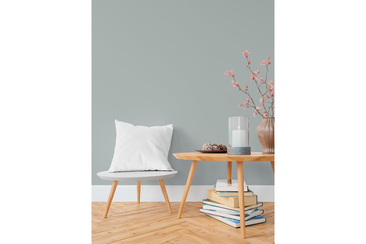 Краска для стен и обоев ATURI Design Velvet нежный пепел, 1.5 кг T4 ...