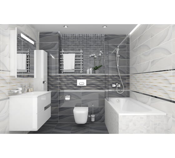 Керамогранит LAPARET Agat серый, 40.2x40.2 см, в упаковке 10 шт. х9999217174