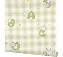 Плёнка самоклеящаяся ROOM DECOR 10299-45 зеленые буквы 45x8 м 10299-45х8м