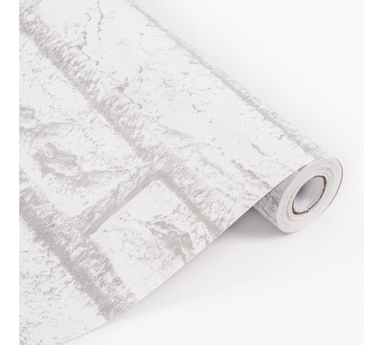 Плёнка самоклеящаяся ROOM DECOR 10337-45 серый кирпич 45x8 м 10337-45х8м