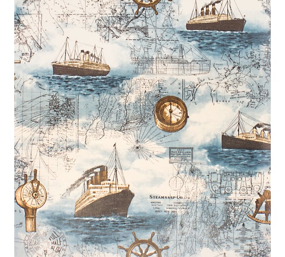 Плёнка самоклеящаяся ROOM DECOR 10390-45 корабли 45x8 м 10390-45х8м