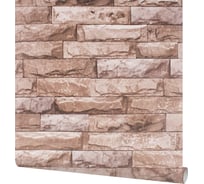 Плёнка самоклеящаяся ROOM DECOR 10411-2-45 коричневый кирпич 45x8 м 10411-2-45х8м 26848448