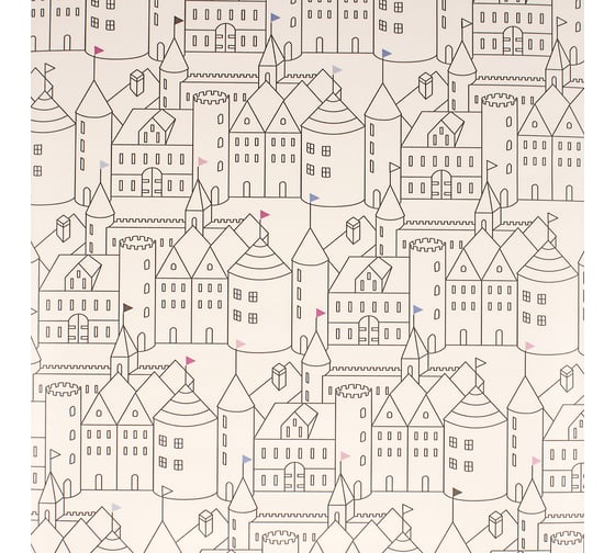 Плёнка самоклеящаяся ROOM DECOR 10468-45 город 45x8 м 10468-45х8м
