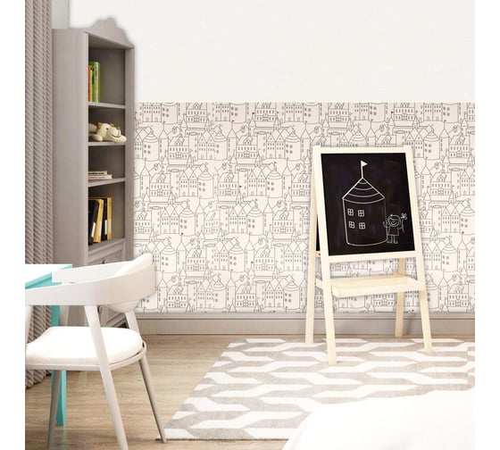 Плёнка самоклеящаяся ROOM DECOR 10468-45 город 45x8 м 10468-45х8м