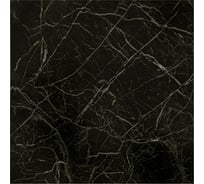 Самоклеящаяся ПВХ плитка LAKO черный мрамор 32 класс толщина 2 мм, 10.08 м² LKD-81036-1-MEGA112