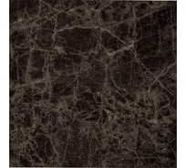 Самоклеящаяся ПВХ плитка LAKO темно-коричневый мрамор 32 класс, толщина 2 мм, 10.08 м² LKD-81021-1-MEGA112