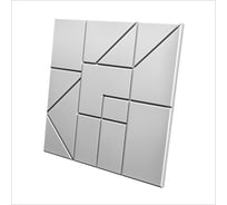 Стеновые панели Artpole 3D SPLIT (гипсовые, белые, 600x600 мм, 1 шт., 0,36 м2) M-0086