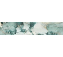 Фартук для кухни Студия фартуков Акварельная бирюза 2000x600 мм 3203293