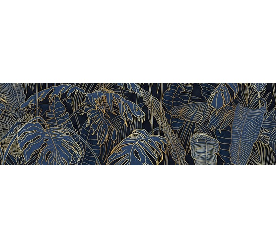 Панели для кухни Alumoart акп стандарт foliage royal blue sa-12.6.3/2000x600 мм, глянец 4640168327470