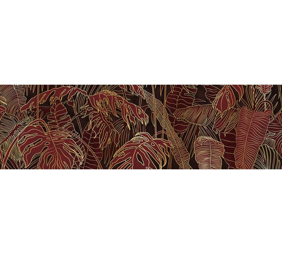 Панели для кухни Alumoart акп стандарт foliage burmese ruby sa-12.5.3/2000x600 мм, глянец 4640168327272