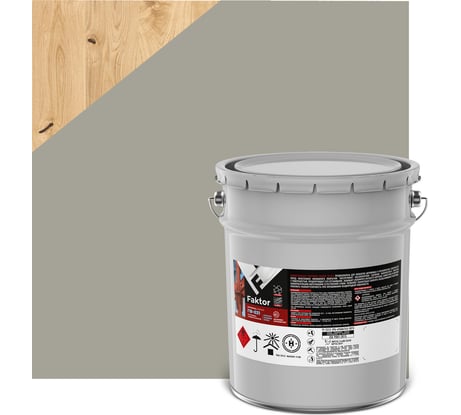 Грунтовка ЯРОСЛАВСКИЕ КРАСКИ FAKTOR ГФ-021 серая, барабан 20 кг 217517